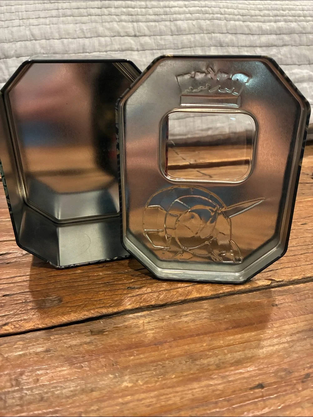 Pokémon Scarlet & Violet Paldean Fates Tin - Shiny Iron Treads - Empty